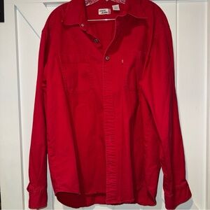 Levi's Vibrant Red Shirt